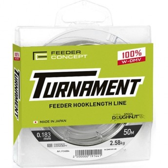 Леска монофильная FEEDER CONCEPT Turnament 50 м, 0.18 мм Леска монофильная FEEDER CONCEPT Turnament 50 м, 0.18 мм