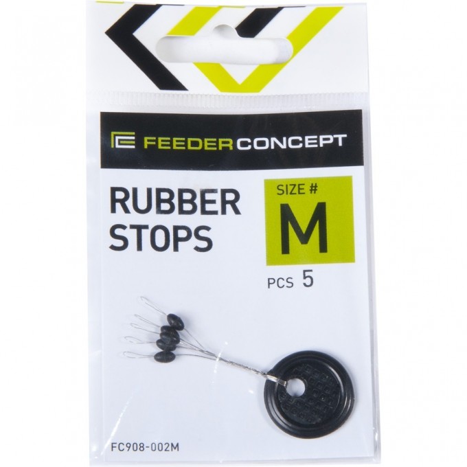 Стопоры резиновые FEEDER CONCEPT Rubber Stops р.005XXL 5шт. FC908-005XXL