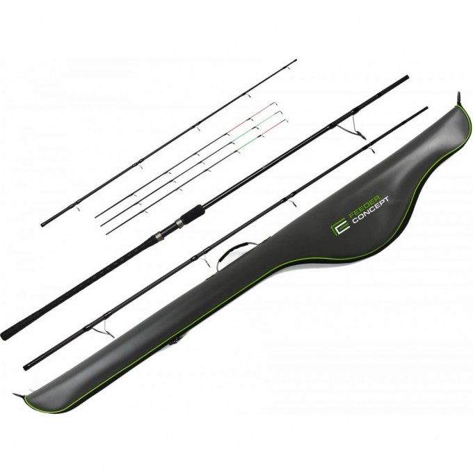 Удилище фидерное FEEDER CONCEPT DISTANCE BLACK EXTRA HEAVY 210 3.90 FCDIBH210-390